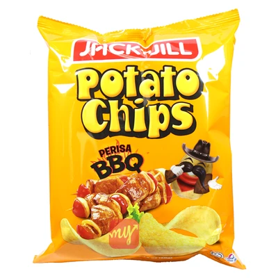 JJPC60-BBQ, Jack n Jill Potato Chips 60g BBQ, 9556196000139
