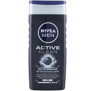 NSH250AC, Nivea Shampoo 250ml 8.45oz Active Clean, 4005900123749