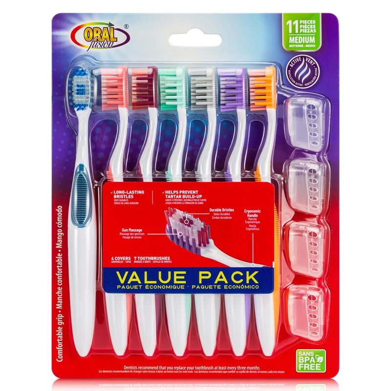Oral Fusion Toothbrush 11PK Medium