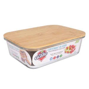 33170, Fresh Guard Glass Container w/ Bamboo Lid 50.7oz Oven Safe, 191554331709