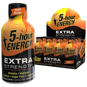 5HRE-ES12-PM, 5-Hour Energy Extra Strength 12's Peach Mango