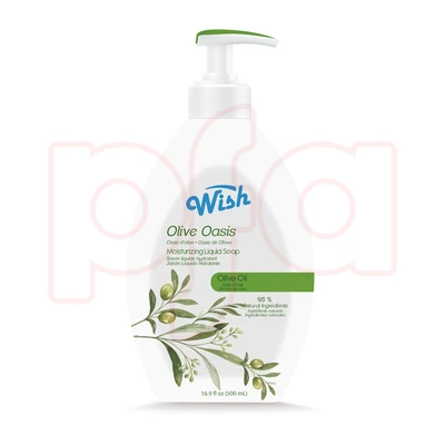 60370, Wish Moisturizing Liquid Soap 16.9 FL OZ Olive Oasis, 191554603707