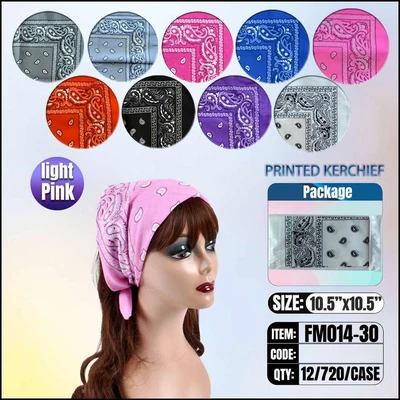 FM014-30, BANDANA Light-Pink