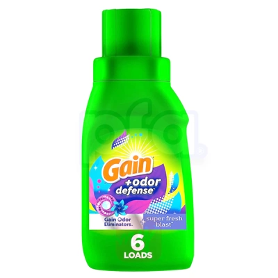 GAIN10OD, Gain Liquid Detergent 10oz (306mL) Odor Defense, 030772002193