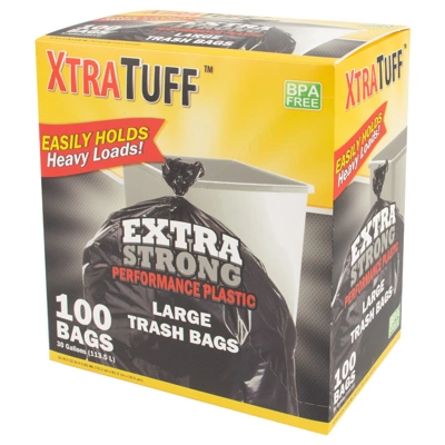 30166, Xtratuff Trash Bag Box 30 Gal 100CT, 191554301665