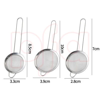 33300, Ideal Kitchen Stainless Steel Strainer 3PK, 191554333000