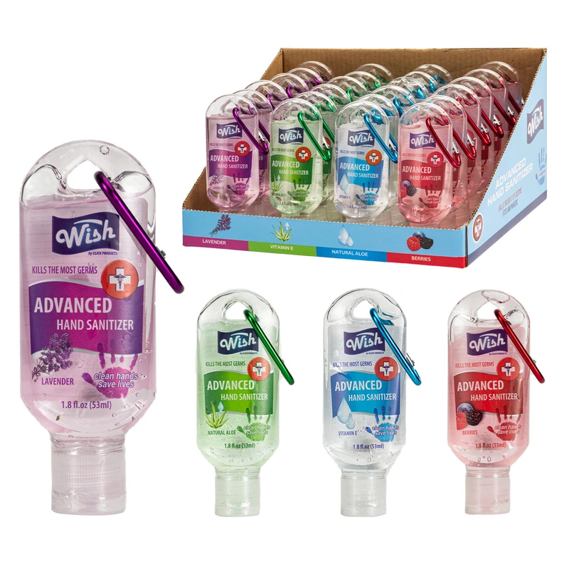 Wish Hand Sanitizer 1.8oz w/ Clip Display