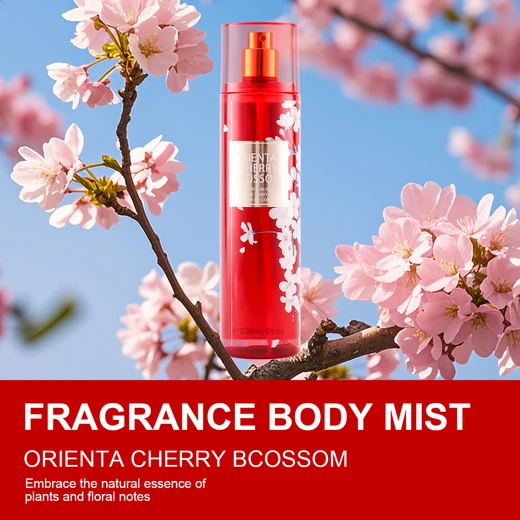 88613, Fragrance Body Mist 8 oz/236 ml Oriental Cherry Blossom for Women - United Scents, 191554886131