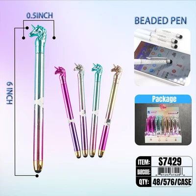 S7429, Beaded Pen & Screen Touch  48/PDQ, 887257374296