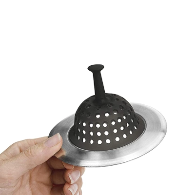 42112, Ideal Kitchen SS + Silicone Sink Strainer HD Rose Gold Colors, 191554421127