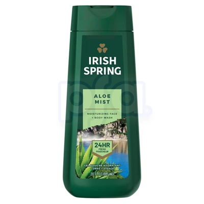 IS20AL, Irish Spring Body Wash 20oz Aloe, 035000996626