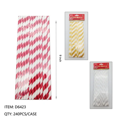 D6423, 25PC STRAW, 887257564239