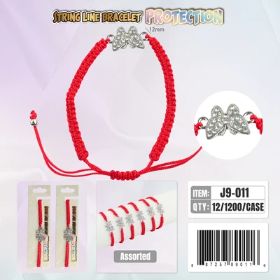 J9-011, String Line Protection Bracelet, 887257890116