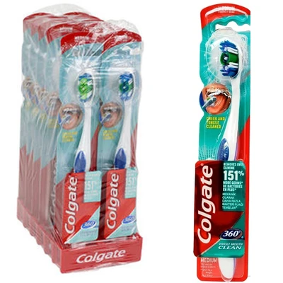 CTB-360-WM, Colgate Toothbrush 360 Whole Mouth Clean Med, 8714789183800