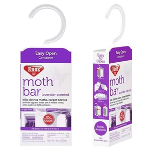 ENOZ6H, Enoz Moth Bar 6oz Hanger Lavender, 709222004967