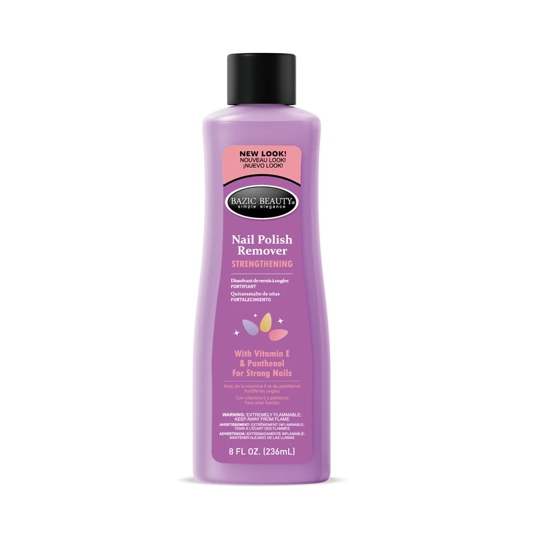 Bazic Beauty Nail Polish Remover 8oz Strenghening