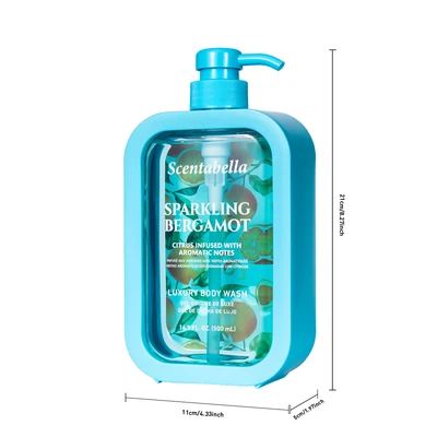 60662, Scentabella Body Wash 16.9oz – Sparkling Bergamot, 191554606623
