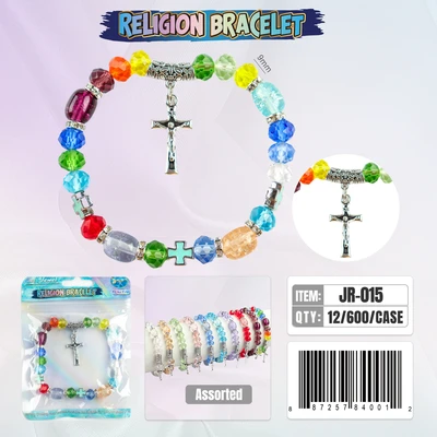 JR-015, Crystal Religion Bracelet, 887257840012
