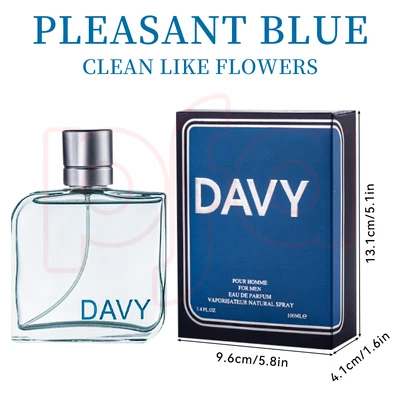 88220, Eau de Parfum 3.4 oz/100 ml  Davy for Men - United Scents, 191554882201