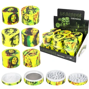 52048, Grinder 4 Parts 63*44mm Glow BM, 036882520480