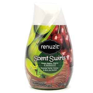 RENU7-GAC, Renuzit 7oz Solid Air Freshener Green Apple, Cherry & Sandalwood, 023400062188