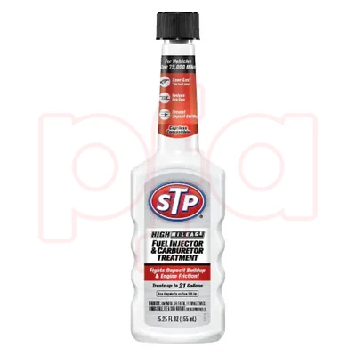 STP155FICT, Stp High Mileage Fuel Injector & Carburetor Treatment 5.25oz/155ml, 071153785717