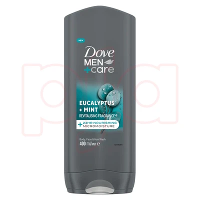 DBW400ME, Dove Body Wash 400ml Men Eucalyptus, 8720181444678