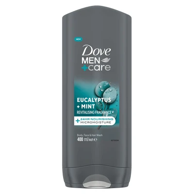 DBW400ME, Dove Body Wash 400ml Men Eucalyptus, 8720181444678