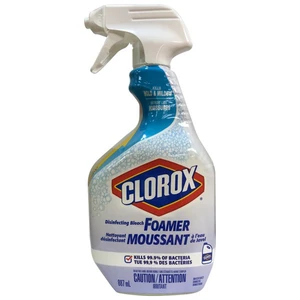 C01397, Clorox Clean-Up Spray 30oz (887ml) Bathroom Cleaner White, 055500013975