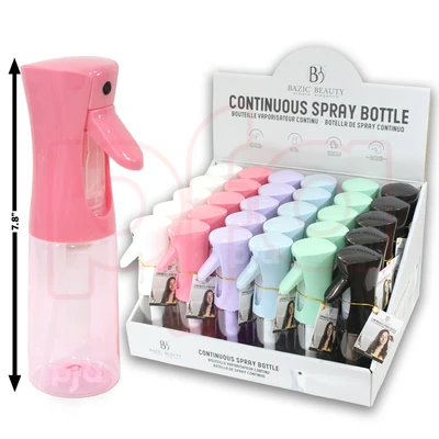 58008, BAZIC BEAUTY Spray bottle 250ml in display, 191554580084