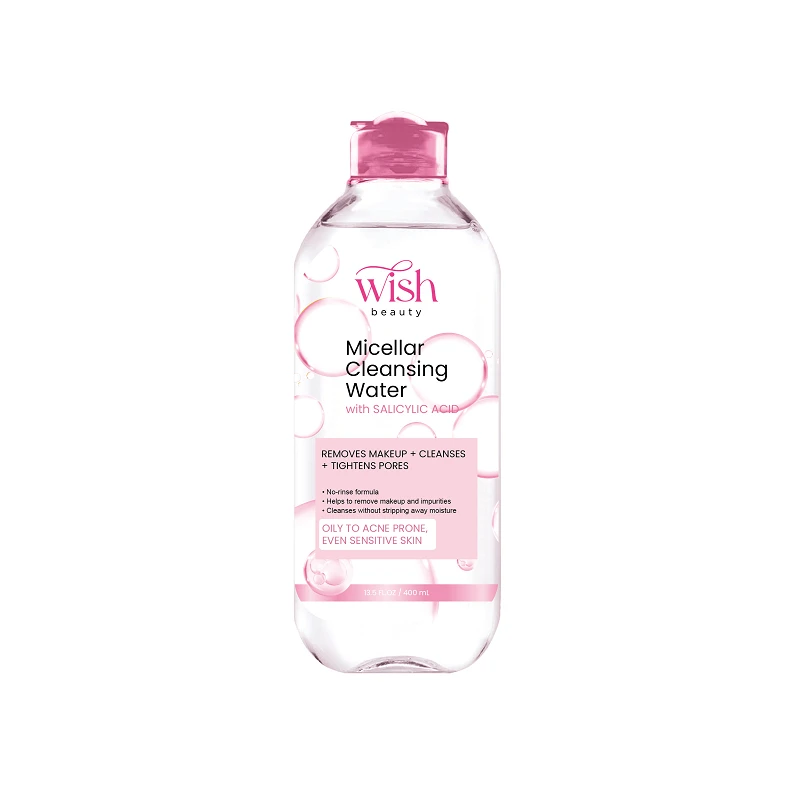 Wish Beauty Micellar Cleaning Water With Salicylic 13.5oz/400mL
