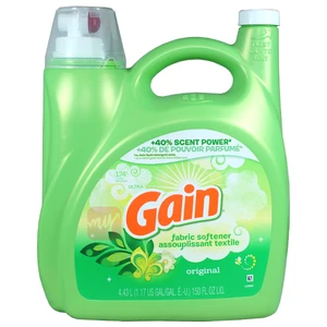 GL150R, Gain Liquid Fabric Softner 150oz Original, 037000682066