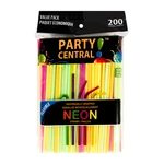 39101, Party Central Drinking Straw 200PK, 191554391017