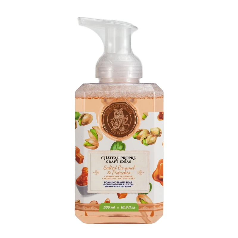 Chateau Propre Foaming Hand Soap 16.9 floz Salted Caramel & Pistachio
