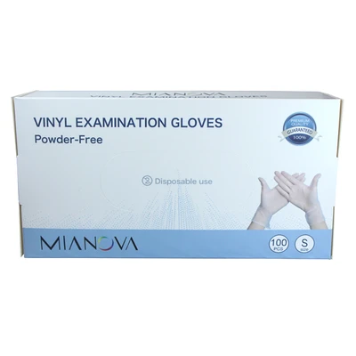 GL-S, Mianova Vinyl Examination Gloves 100CT Small