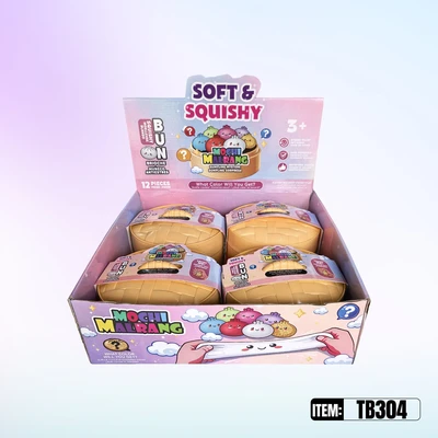 TB304, Ralex Squishy Dumplings Rainbow Color 5.51", 887258013040
