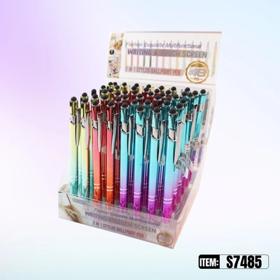 S7485, Beaded Pen & Screen Touch Assorted 48/PDQ, 887257374852