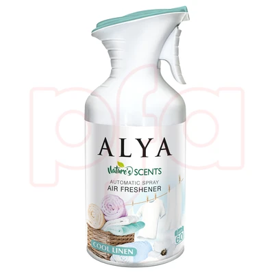 99121, ALYA Nature Scents Aerosol 5.5oz w/Trigger Cool Linen, 8696601064286