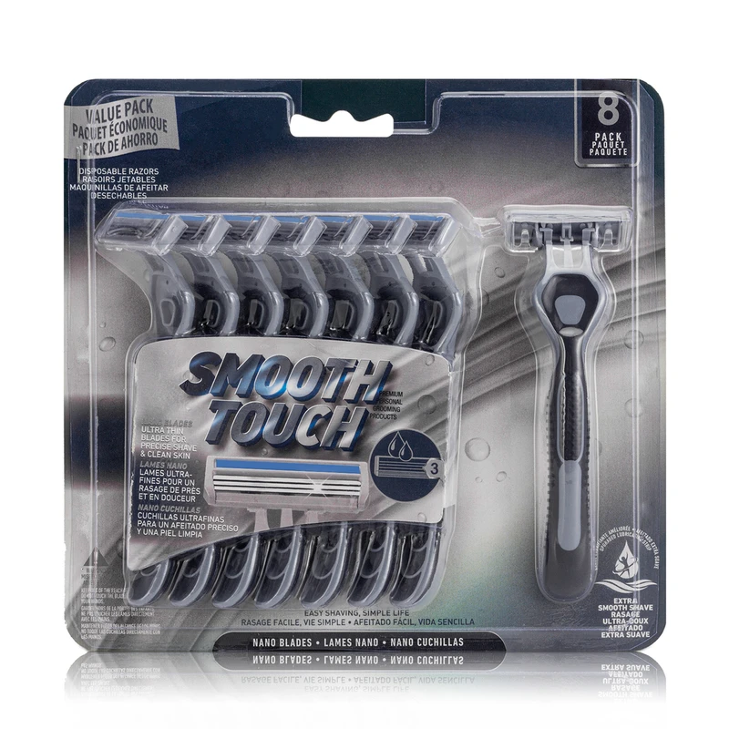 Smooth Touch Razor Triple Blade 8PK