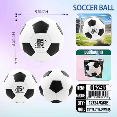 G6295, Soccer Ball No.5 & Display Box, 887257462955