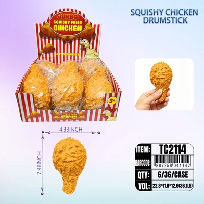 TC2114, Squishy  Fried Chicken, 887258041142