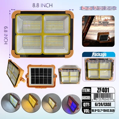 ZF401, Solar & Recharge Working Lamp, 887257004018