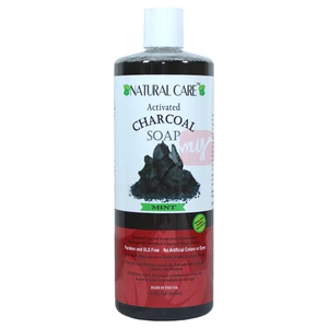 NC32MNT, Natural Care 32oz Charcoal Liquid Soap Mint, 8555480002425