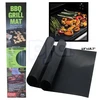 TEK052, BBQ Grill Mat Black 2 Pack 13"x15.7", 814387020526