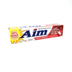 AIM55RG, Aim Toothpaste 5.5oz Cinnamon Red Gel, 033200000655