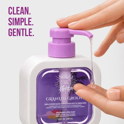 60724, Solo EN Ibiza Hand Soap 10oz – Granada Groove, 191554607248