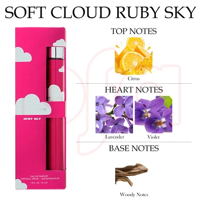 88898, Women's Eau de Parfum 1.18 oz/ 35 ml, 6 Scents Amazing Things/Darling Newyork/Elixir/Pouch For Her/Soft Cloud Ruby Sky/So Playful Travel Set - United Scents, 191554891210