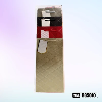 BG5010, Bottle Bags Ast.4-Styles 4.7"x3.9"x13.8", 887257150241