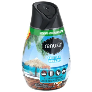 RENU7-TBB, Renuzit 7oz Solid Air Freshener Tahitian Breeze Black, 023400010707