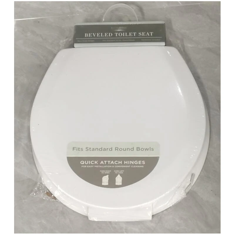 Ideal Home Toilet Seats 17'' with Plastic Hinge White